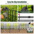 Animal Barrier Fence 30 Pack, 42.5 ft Total No Dig Under Fence Barrier for Yard, Anti Digging Barrier, Rustproof Metal Garden Fence, Bottom Gap Filler for Small Dogs, Rabbits & Critters