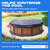 Yankee Pool Leaf Net Cover for 24 Ft. Above-Ground Round Pool - Heavy-Duty 0.15”, Net to Protect from Leaves, Debris | Leaf Catcher to Prevent Clogging