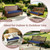 MuaMelop Outdoor Bench Cushion Pad, Patio Bench Cushion 48"x18", Navy Blue
