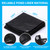 Coocure 15X20FT Reinforced PE Pond Liner, 28Mil Thickness Pond Liners for Outdoor Ponds, Hemmed Edge with Buttonholes Liners for KOI/Fish, Duck Pond and Waterscape.