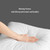 Hofdeco Premium Bolster Pillow Insert, 7"x22" ( Cover Size 6"x20") Water Resistant Synthetic Down Alternative Sham Stuffer for Patio, Bench, Garden, White