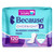 Because Overnight Incontinence Pads for Women – Moderate-to-Heavy Absorbency for Nighttime Use, Long-Length Protection, 120 Count, New Version