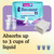 Because Overnight Incontinence Pads for Women – Moderate-to-Heavy Absorbency for Nighttime Use, Long-Length Protection, 120 Count, New Version