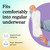 Because Overnight Incontinence Pads for Women – Moderate-to-Heavy Absorbency for Nighttime Use, Long-Length Protection, 120 Count, New Version