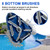 POOLAZA Weighted Pool Vacuum Head with Rotatable Hose Connector & Brushes