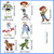 Toy Inspired Story Themed Happy Birthday Yard Signs,7PCS Party Set with Stakes, Outdoor Lawn Garden Decor for Birthday