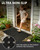 【10mm Extra Thick】36"x60" Heavy Duty Non-Slip Outdoor Rubber Door Mat with Drainage Holes, Large Rubber Mats for Bar, Garage, Kitchen, Waterproof Black Shop Matt, Fast Drying Restaurant Floor Mat