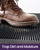 DEXI Door Mat Outside Entrance 24x36, Heavy Duty Rubber Doormats, Black