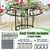 Quibbay 65 Inch Mushroom Top Garden Trellis for Climbing Plants, 1 Pack