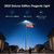Flag Pole Light Solar Powered, 3000lm Flagpole Light Outdoor IP67 Waterproof Dusk to Dawn for 24 Hours Double Lighting Coverage (Black)