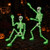 2Pack36 Halloween Lighted Skeleton Deco(350 Green Lights,6H auto‑Off)