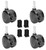 70360 Locking Caster Wheel for Weber Grill Wheels Genesis 300 SER E310 S330