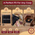 LUMERAM 6 Pack Ultra Soft Washable Chicken Nesting Pads for Chicken Coop — Premium Food Grade Mats — 100% BPA Free — Durable & Easy to Clean Reusable Nesting Pads