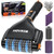 Electric Grill Brush for Outdoor Grill, 2-Speed Cordless Electric BBQ Grill Cleaner with 2 Brush Heads, Up to 800 RPM Rechargeable Grill Brush with Scraper & LED Light