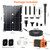 POPOSOAP 20W Solar Water Pump, Solar Powered Water Pump Outdoor with 320GPH Solar Pump, 7 Sprayers, 16.4ft Cable, 6.6ft Tubing for Outdoor Pond, Fish Tank and Garden Water Features