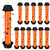 Qualirey 12 Pcs Sticky Fly Trap Indoor Outdoor with Hanging Hook