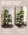 Bamworld Plant Stand Indoor Outdoor 5 Tier Corner Plant Shelf Metal Holder
