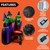 Joiedomi 6 FT Tall Halloween Inflatables Three Witch Around Cauldron with Flame Light Yard Outdoor Decoration Blow Up with Build-in LEDs for Halloween Party Indoor, Outdoor Inflatables Decorations