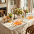 Rubtlamp 175 Pcs Plastic Dinnerware Set (25 Guests), Orange And Gold Plastic Plates, Hammered Party Plates Set Include Dinner Plates, Dessert Plates, Cups&Cutlery Set And Napkins for Wedding And Party