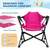 Kids Hammock Chair, Kids Camping Chair, Folding Chair, Pink