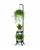 Bamworld 2 Tier Hanging Plant Stand Tall Modern Planter Holder Blk