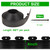 JERIA 4 Inch Tall 66 FT Garden Edging Kit with 90pcs Spikes, Plastic Edging for Landscaping