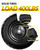 RONPOW 11x6.00-5 Flat Free Lawn Mower Tires and Wheel, for Zero Turn Mower