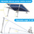 14-27 IN Adjustable Solar Panel Mount Aluminum Alloy Solar Panel Mounting
