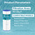 KEEPURE CCP320 Pool Filter Cartridges Compatible with PCC80, C-7470, PCC80-PAK4, FC-1976, Clean＆Clear Plus 320, R173573, 178580, 817-0081, 4 x 80 sq.ft, 4Pack