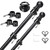 SEEKNEW 6 FT Stainless Steel Tangle Free Flag Pole Kit, 2PCS; Black