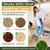 2-in-1 Chicken Coop Poop Scooper and Rake - Metal Sand Sifting Litter Scoop Shovel with Angled Basket and Micro-Sized Diamond Mesh to Catch the Smallest Farm Animal Droppings - Adjustable 12" to 53"