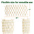 Jollybower 48x72 Inch Expandable Bamboo Trellis, Garden Lattice Fence, Expandable Fence for Climbing Plants, Vines & Ivy,Pet & Dog Barrier（Pack of 1）