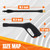 JOEJET Pressure Washer Spray Gun with Extension Wand and 5 Nozzle Tips
