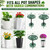 2 Pack Plant Risers for Inside Pots, 12-21" Adjustable Height Plant Riser