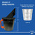 Tombili Upgraded Grease Bucket with Lid, Pellet Smoker Grill Drip Bucket
