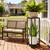 Plant Stand Indoor Outdoor, 41'' Tall Wrought Iron Plant Stands, Heavy Duty