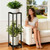 Plant Stand Indoor Outdoor, 41'' Tall Wrought Iron Plant Stands, Heavy Duty