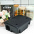 Qualirey 12 Packs Rat Bait Stations Rodent Traps Outdoor Indoor, Black