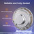 SURAIELEC 12V AC Pool Lights for Inground Pool, 10 Inch, Color Changing