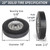 GICOOL 10" x 2.5" Flat Free Solid Rubber Tire with 5/8" Axle Bore Hole, 2 1/4" Hub, Replacement 4.10/3.50-4" for Hand Truck Dolly Trolley Garden Wagon Cart Generator, 2 Pack