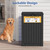 LHBGO Package Delivery Box for Outside with Sign, 48 Gallon Storage with Lockable Secure, Large Double Wall Resin Outdoor Package Delivery Waterproof