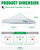 ACEPIC Heavy Duty 10x10 Pop Up Canopy Replacement Top (White, Top Only)