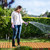 LINSHRY 8FT Wooden Garden Pathway, Outdoor Roll Out Wooden Walkway Pavers