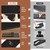 Extra Large Heavy Duty Boot Natural Rubber Shoe Mat for Entryway with Shoes Brush Large Boot Mat Multi-Purpose for Indoor or Outdoor, 16.1x 47.6 Inches