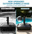 Umbrella Base with 5 Wheels, 100 lbs Max Capacity Fillable Umbrella Stand