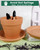 vensovo 11 Inch Terracotta Plant Saucer Pots Tray - 3 Pcs Round Planter Saucers for Indoor & Outdoor Plants, Large Clay Trays Perfect for 10,10.5,11 Inch Flower Pot