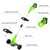 Electric Weed Wacker Cordless, 40V 2.0Ah Battery, 3 Cutting Blades