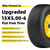 RONPOW 13x5.00-6 Flat Free Lawn Mower Tires and Wheel, for Zero Turn Mower
