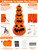 14 FT Giant Halloween Inflatable Stacked Pumpkins Outdoor Decoration