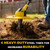 GELIDALITE Cordless Tiller Cultivator for DeWalt 20V MAX (Bare Tool)